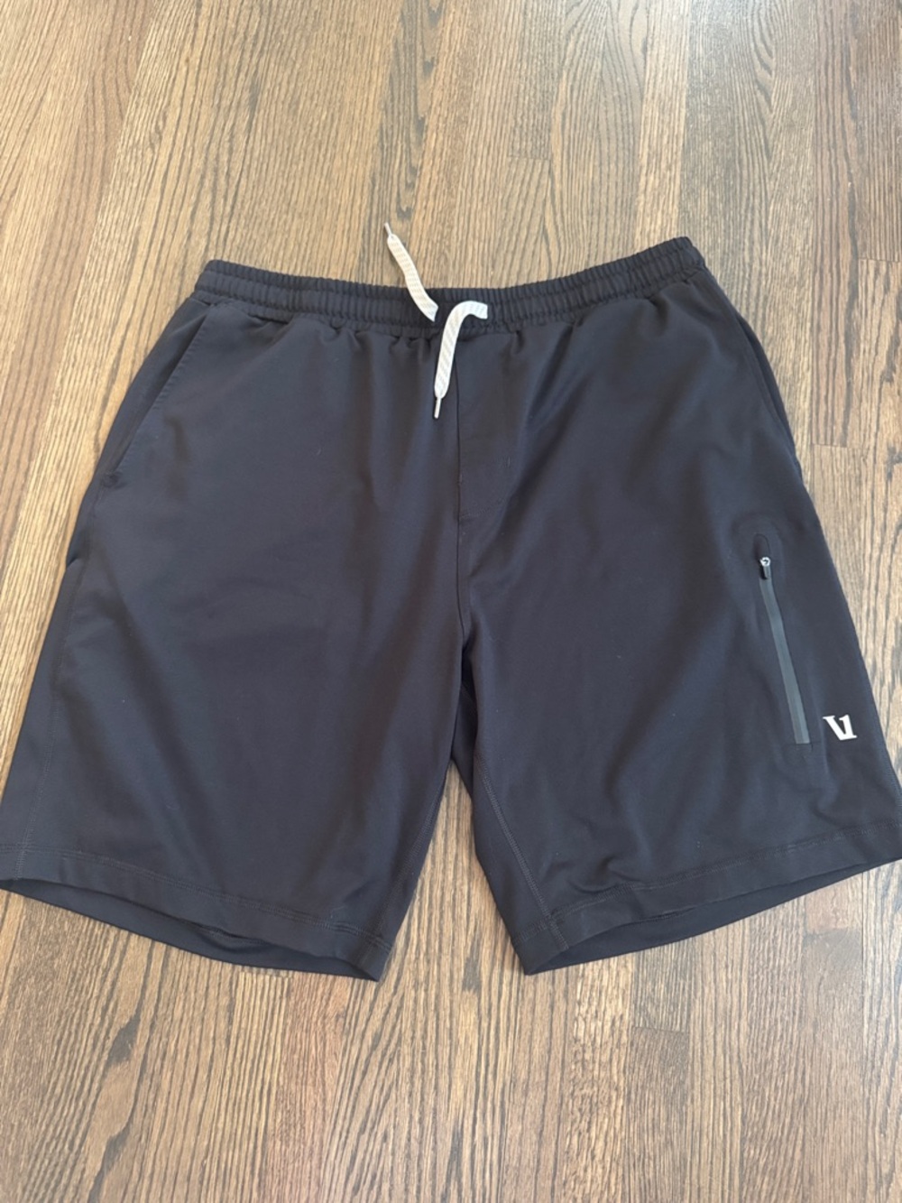 Vuori Men's Athletic Shorts 4 Pack - Black, Navy, Gray, Light Gray - Picture 2 of 13